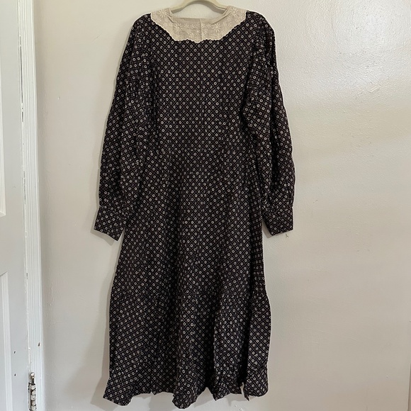 Christy Dawn Elizabeth Eyelet Collar Floral Tiered Maxi Dress - Picture 3 of 3